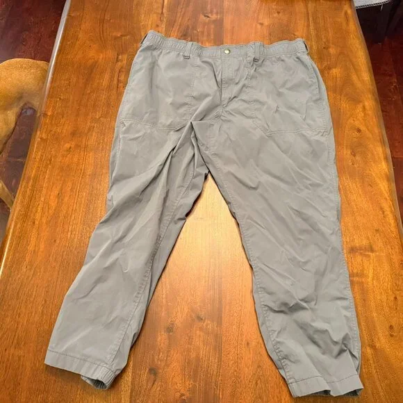 Duluth Trading Men’s Joggers Bundle (3 Pair) Size 46x30 Khaki & Gray - Picture 3 of 5